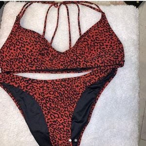 Cheetah print bikini